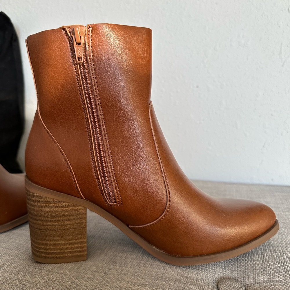 Brown Booties - Size 8